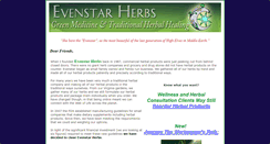 Desktop Screenshot of evenstarherbs.com